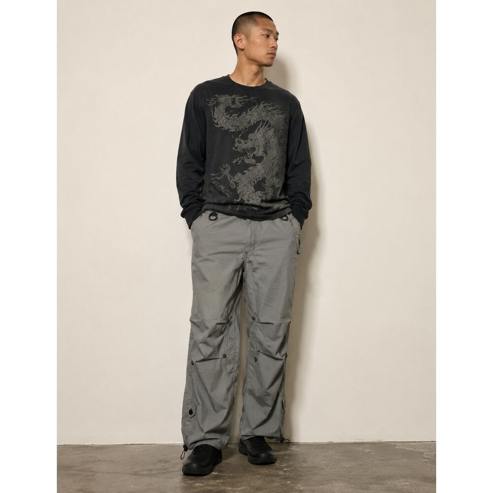 Maharishi Snopants Cargo Pants Green Convertible Utility Parachute S Military